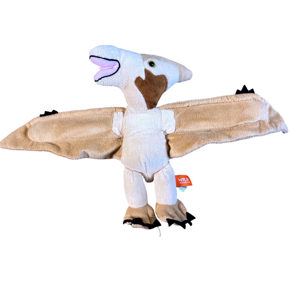 Wildโ Republic Pterodactyl Plush Kids OS Tan Excellent Slap Bracelet Dinosaur